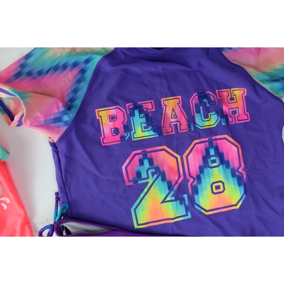 Girls Preowned Swimsuit Bundle Lot 7/8 & 10 - Picture 4 of 6